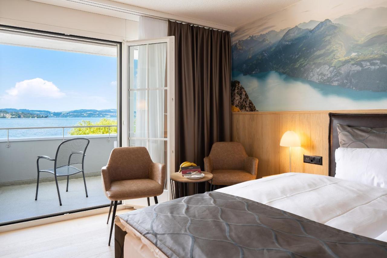 Hotel Winkelried Am See Stansstad Bagian luar foto
