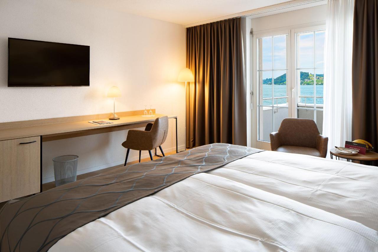 Hotel Winkelried Am See Stansstad Bagian luar foto