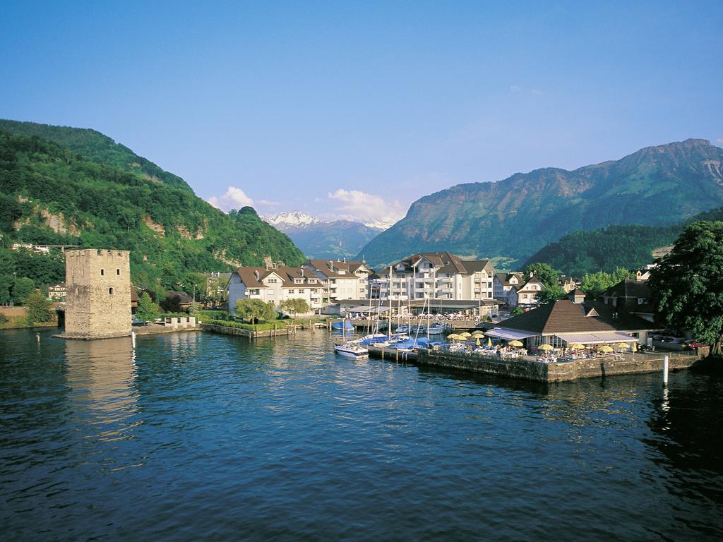 Hotel Winkelried Am See Stansstad Ruang foto
