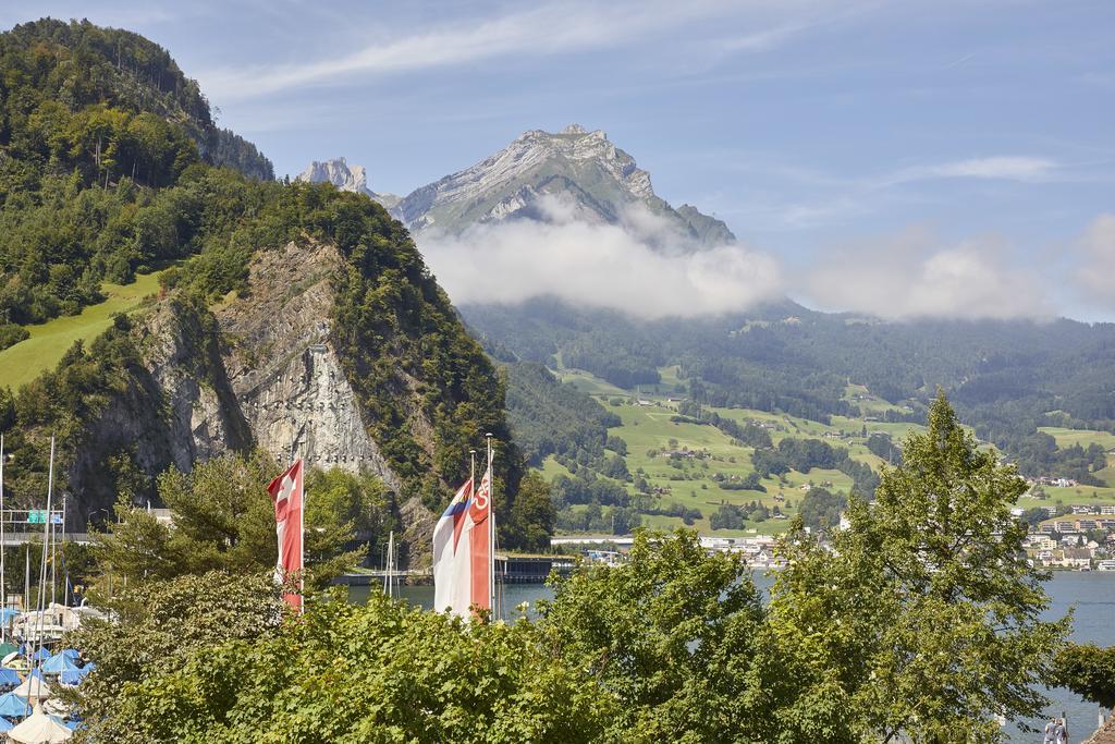 Hotel Winkelried Am See Stansstad Bagian luar foto