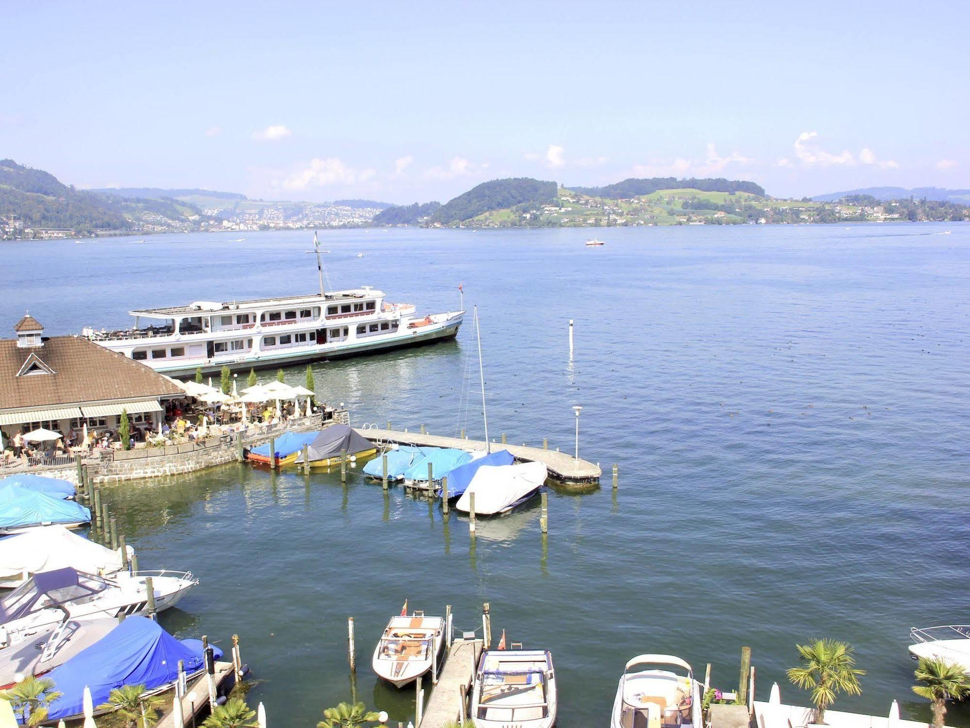 Hotel Winkelried Am See Stansstad Bagian luar foto